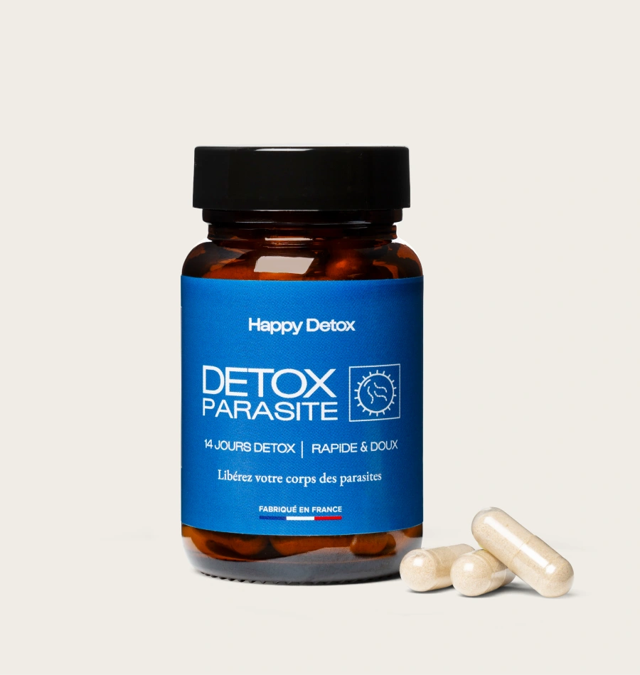 Detox Foie supplement bottle for a 14-day liver cleanse, labeled as a best seller.